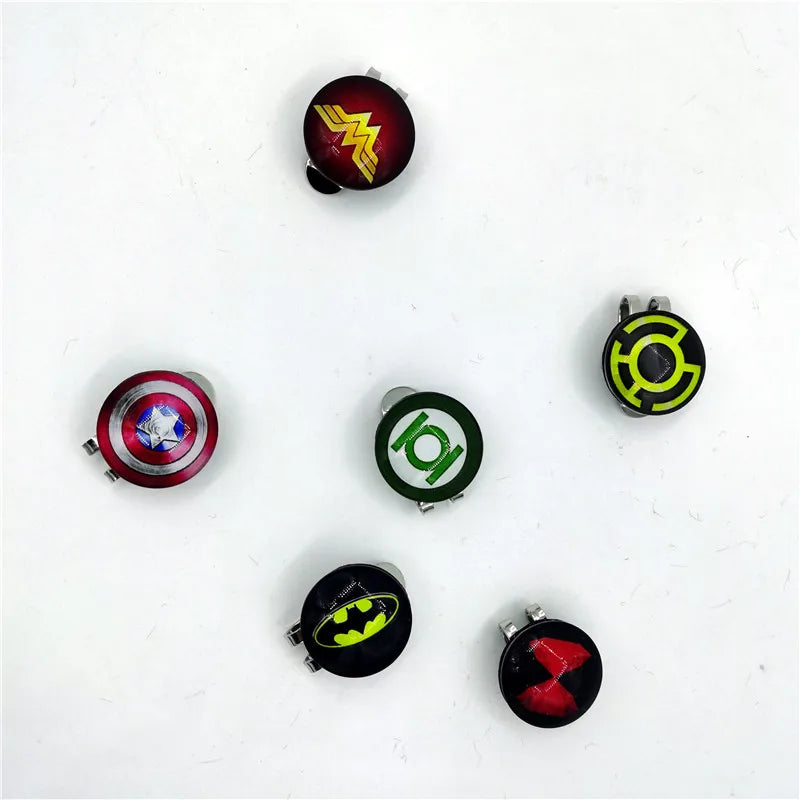 Marvel Super Hero Golf Ball Marker With Magnetic Hat Clip-0