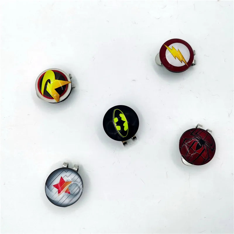 Marvel Super Hero Golf Ball Marker With Magnetic Hat Clip-1